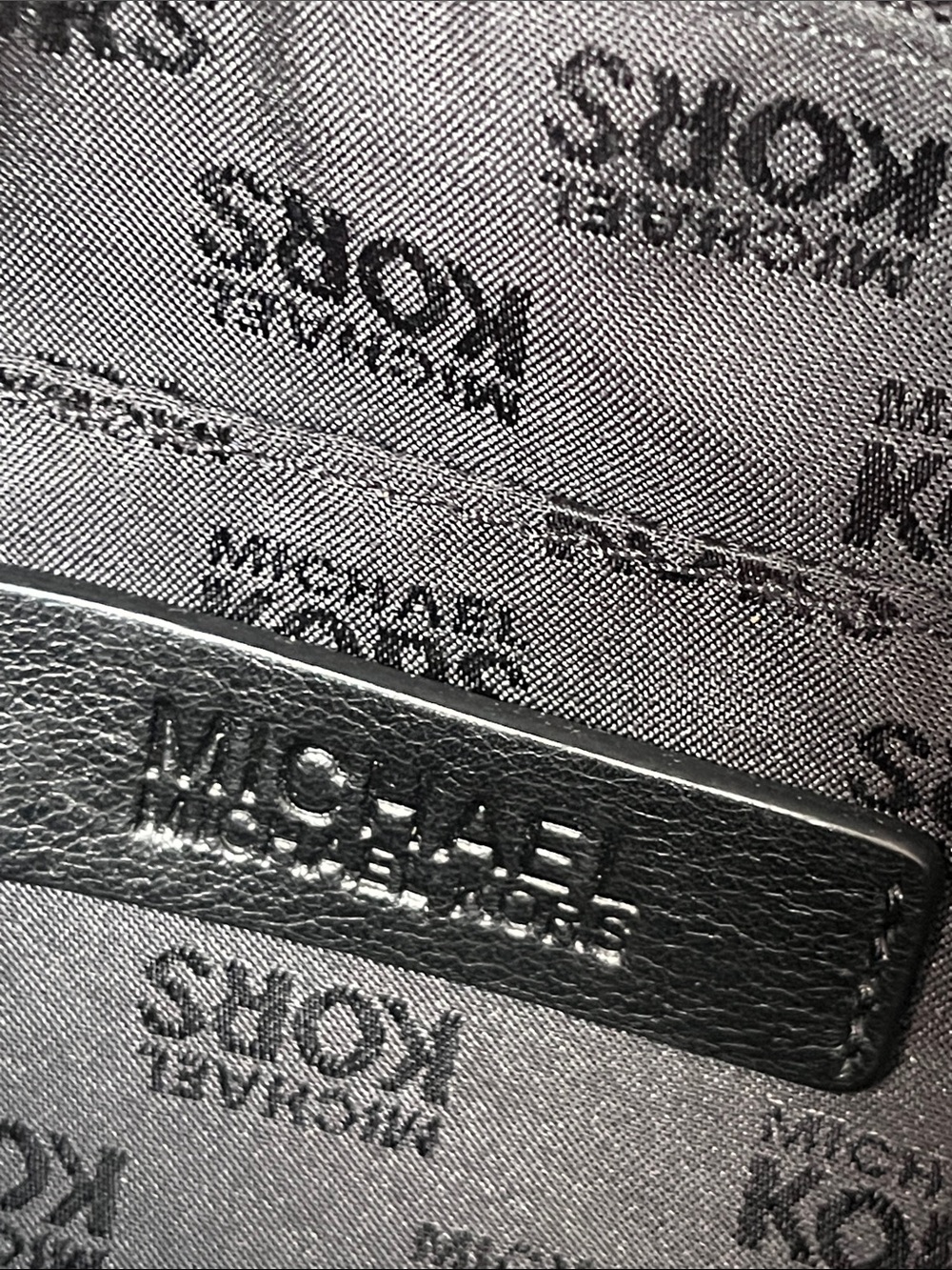 MK Michael Kors Jacquard Black Tote - Picture 11 of 11